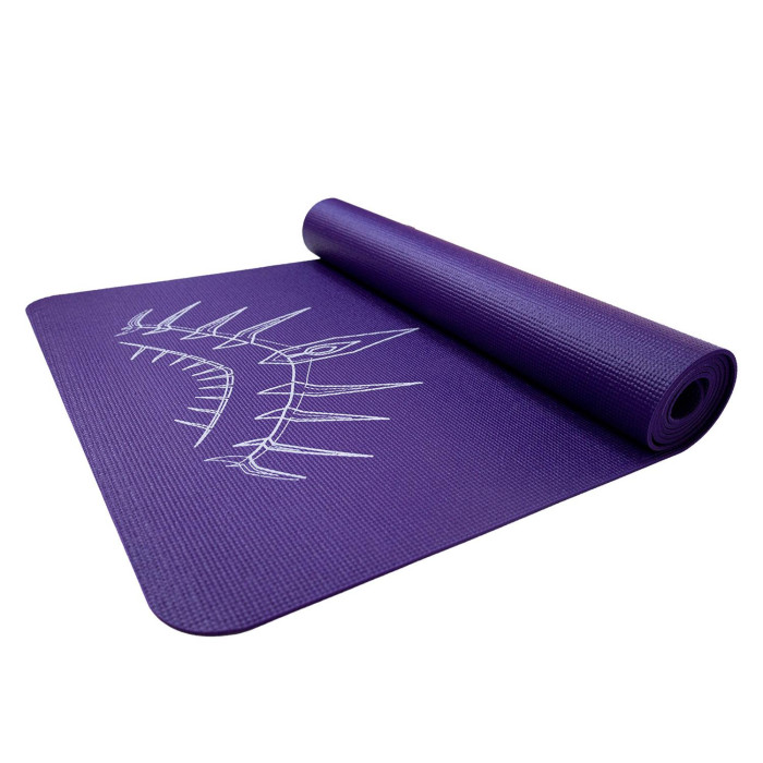 4MM PVC EXERCISE MAT BLACK PANTHER